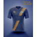 ﻿Soccer Jersey City Blue 1000 series short sleeve